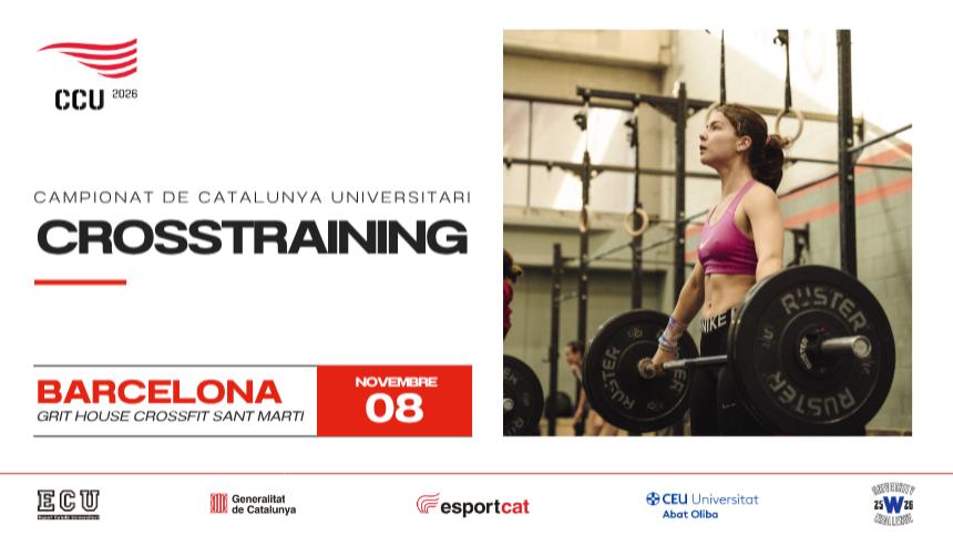 Inscripcions obertes per al Campionat de Catalunya Universitari de Crosstraining!